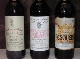 Botellas de la denominacion de origen